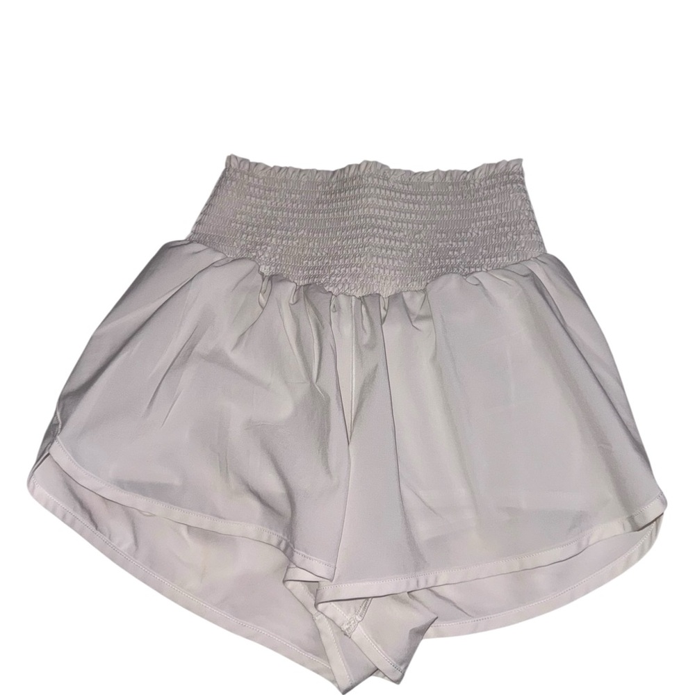 Offline Aerie Women's White High-Waisted Shorts Size Small